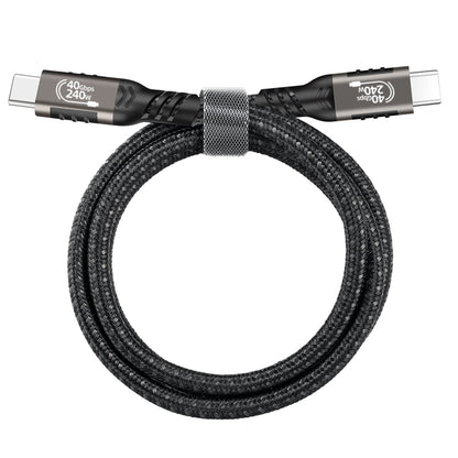Qgeem QG01 Type-C to Type-C USB4 PD Data Kablosu 240W 40Gbps 8K@60Hz 0.2 Metre