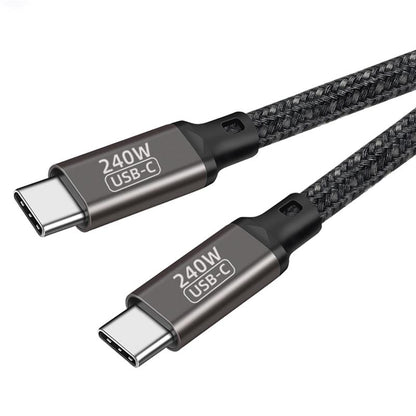 Qgeem QG02 Type-C to Type-C PD3.1 Data Kablosu 240W 480Mbps 2 Metre