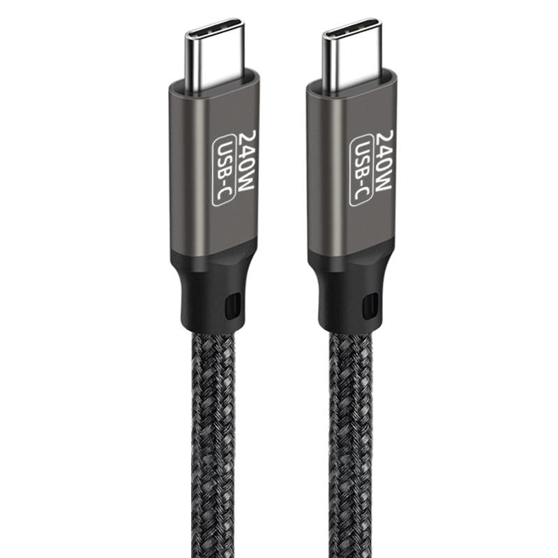 Qgeem QG02 Type-C to Type-C PD3.1 Data Kablosu 240W 480Mbps 3 Metre