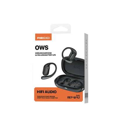 Recci REP-W92 OWS Wireless Hi-Fi Ses Kaliteli Bluetooth v5.3 Kulak İçi Kulaklık