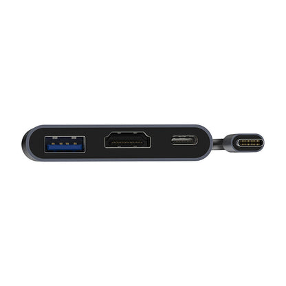 Recci RH05 Type-C to Type-C PD100W + HDMI 4K@30Hz + USB3.0 Bağlantı Özellikli 3in1 Hub