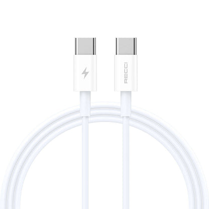Recci RS06CC Type-C to Type-C PD 65W Hızlı Şarj Özellikli Data ve Şarj Kablosu 1M