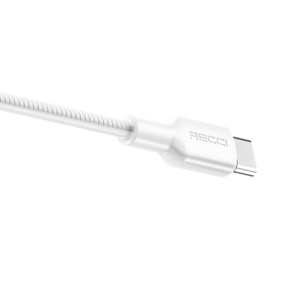 Recci RS56CC Type-C to Type-C PD Hızlı Şarj Özellikli Data ve Şarj Kablosu 100W 1.2M