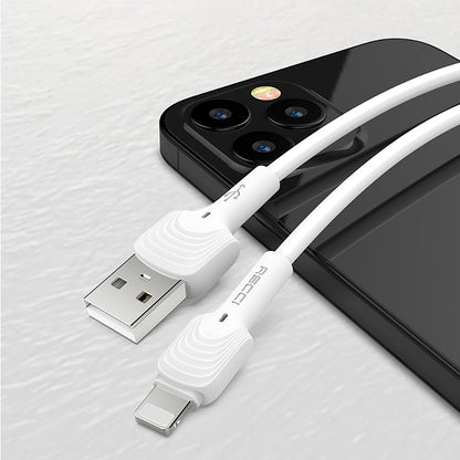 Recci RTC-N26L USB-A to Lightning Hızlı Şarj Özellikli Data ve Şarj Kablosu 1M