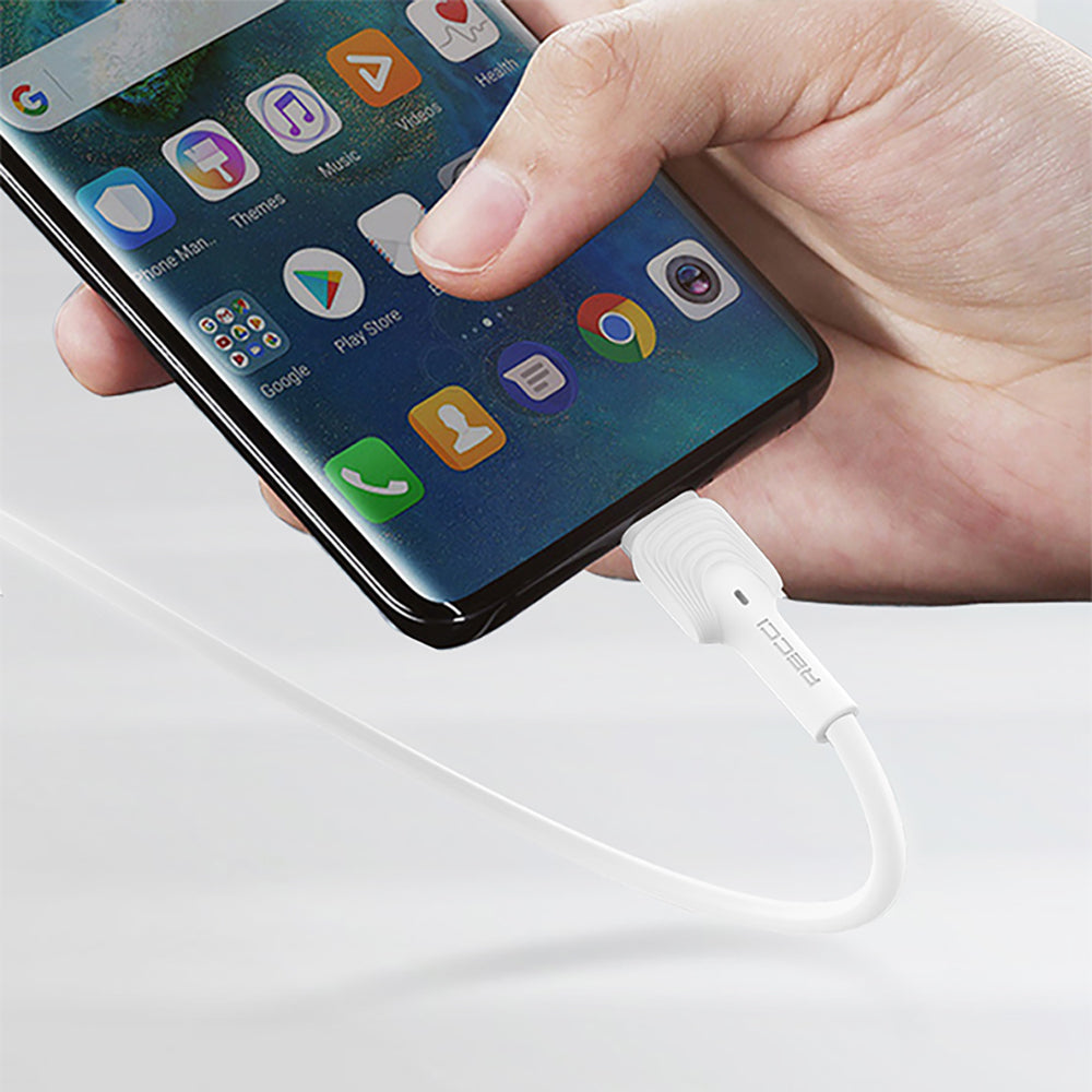 Recci RTC-N26L USB-A to Lightning Hızlı Şarj Özellikli Data ve Şarj Kablosu 1M