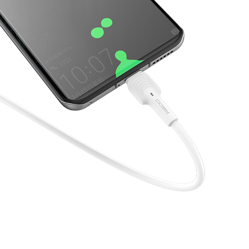 Recci RTC-N26L USB-A to Lightning Hızlı Şarj Özellikli Data ve Şarj Kablosu 1M