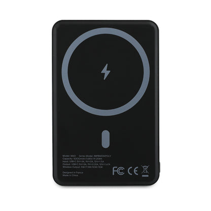 Redbull Orjinal Lisanslı M-safe Şarj Özellikli Dijital LED Göstergeli Çift Boğa Baskılı Powerbank 5000mAh 15W