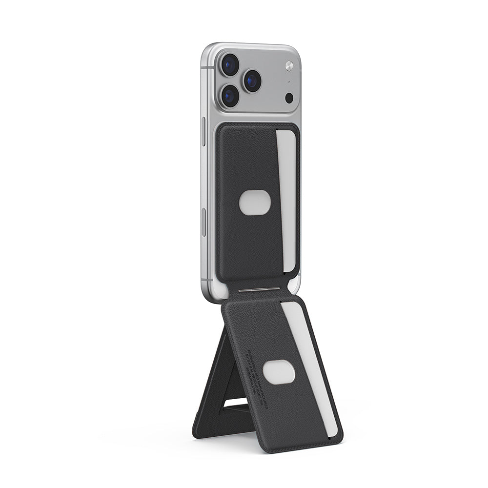 Skinarma Axis Serisi Foldable Stand Özellikli Deri Tasarımlı Kartlık
