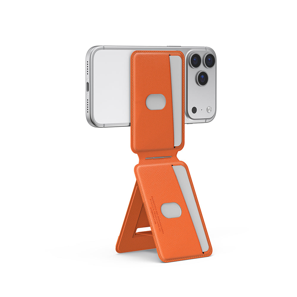 Skinarma Axis Serisi Foldable Stand Özellikli Deri Tasarımlı Kartlık