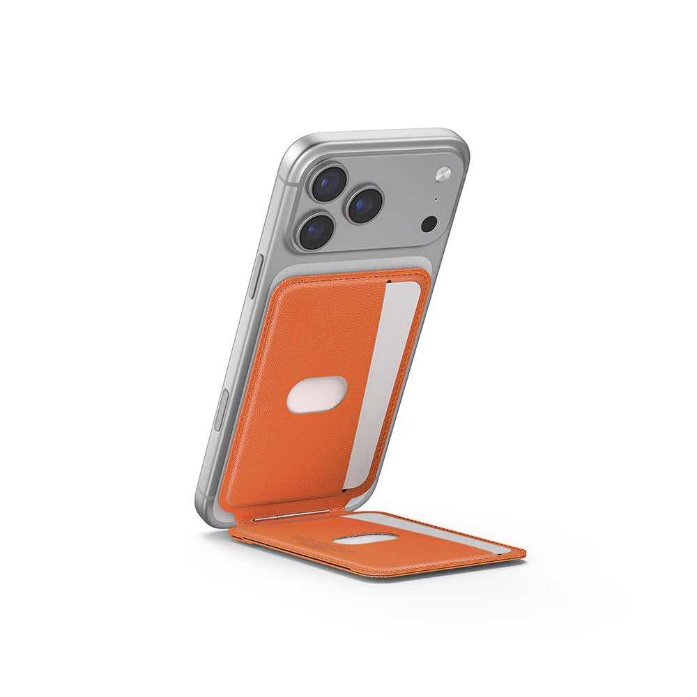 Skinarma Axis Serisi Foldable Stand Özellikli Deri Tasarımlı Kartlık
