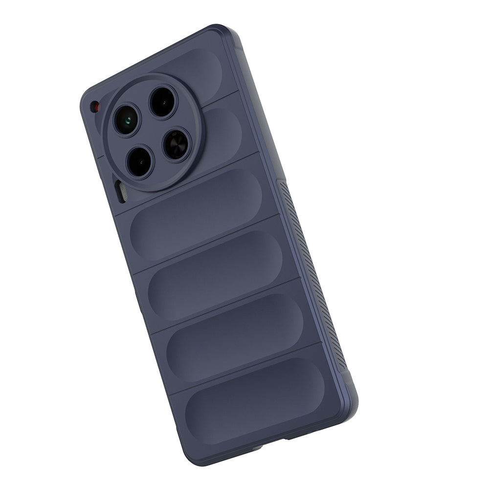 Tecno Camon 30 4G Kılıf Esnek TPU Oyuklu Arka Yüzey Tasarımlı Zore Etnik Silikon Kapak
