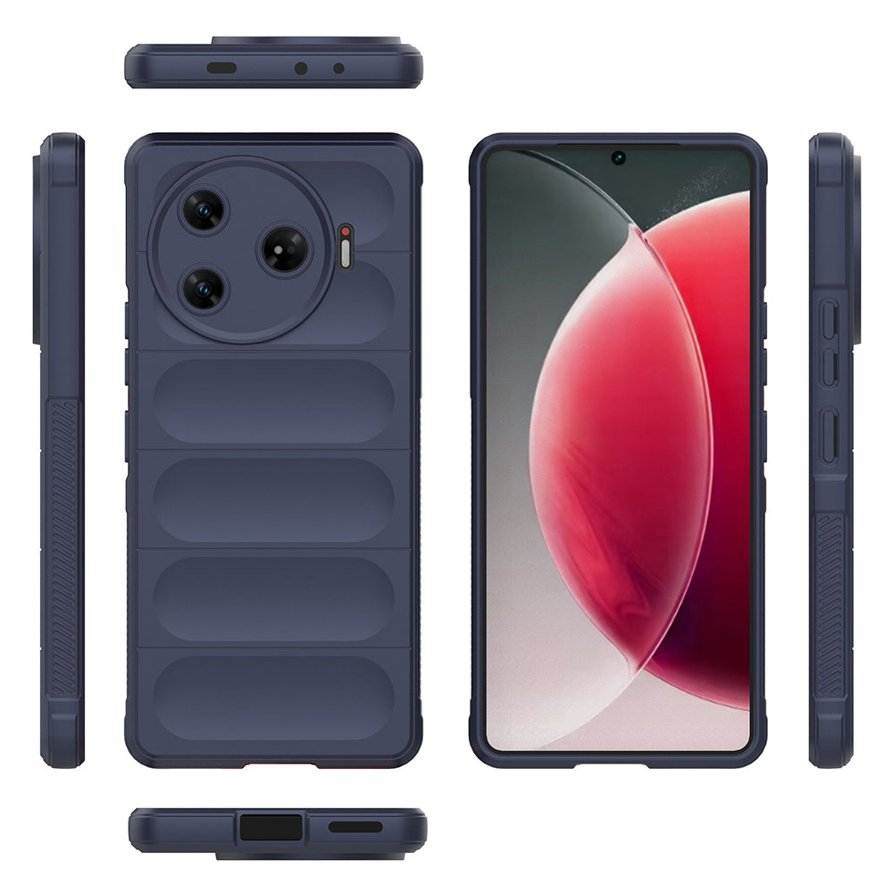 Tecno Camon 30 Pro 5G Kılıf Esnek TPU Oyuklu Arka Yüzey Tasarımlı Zore Etnik Silikon Kapak