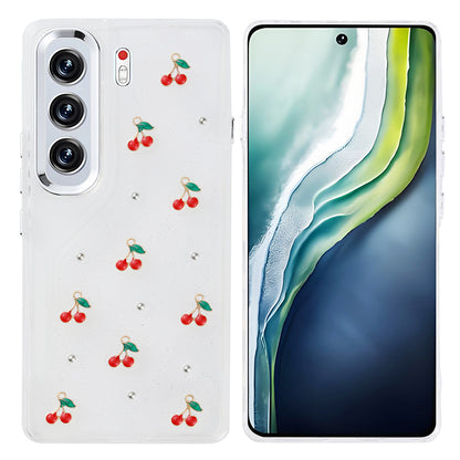 Tecno Camon 40 Pro Kılıf Airbag Tasarımlı Simli Şeffaf Zore Kutup Kapak