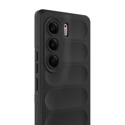 Tecno Camon 40 Pro Kılıf Esnek TPU Oyuklu Arka Yüzey Tasarımlı Zore Etnik Silikon Kapak
