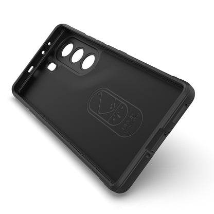 Tecno Camon 40 Pro Kılıf Esnek TPU Oyuklu Arka Yüzey Tasarımlı Zore Etnik Silikon Kapak