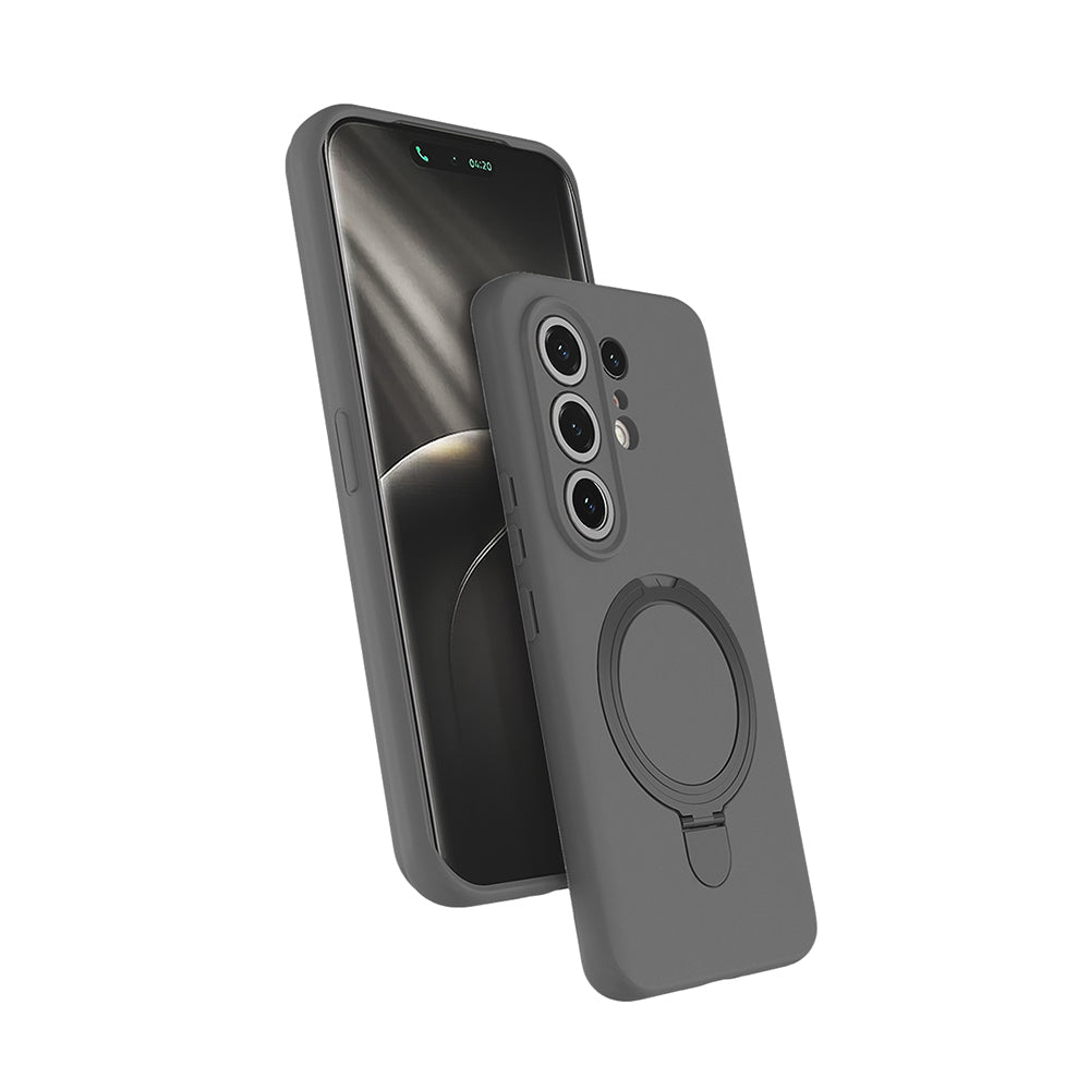 Tecno Camon 50 Pro Kılıf M-safe Şarj Özellikli Standlı Zore Samara Kapak