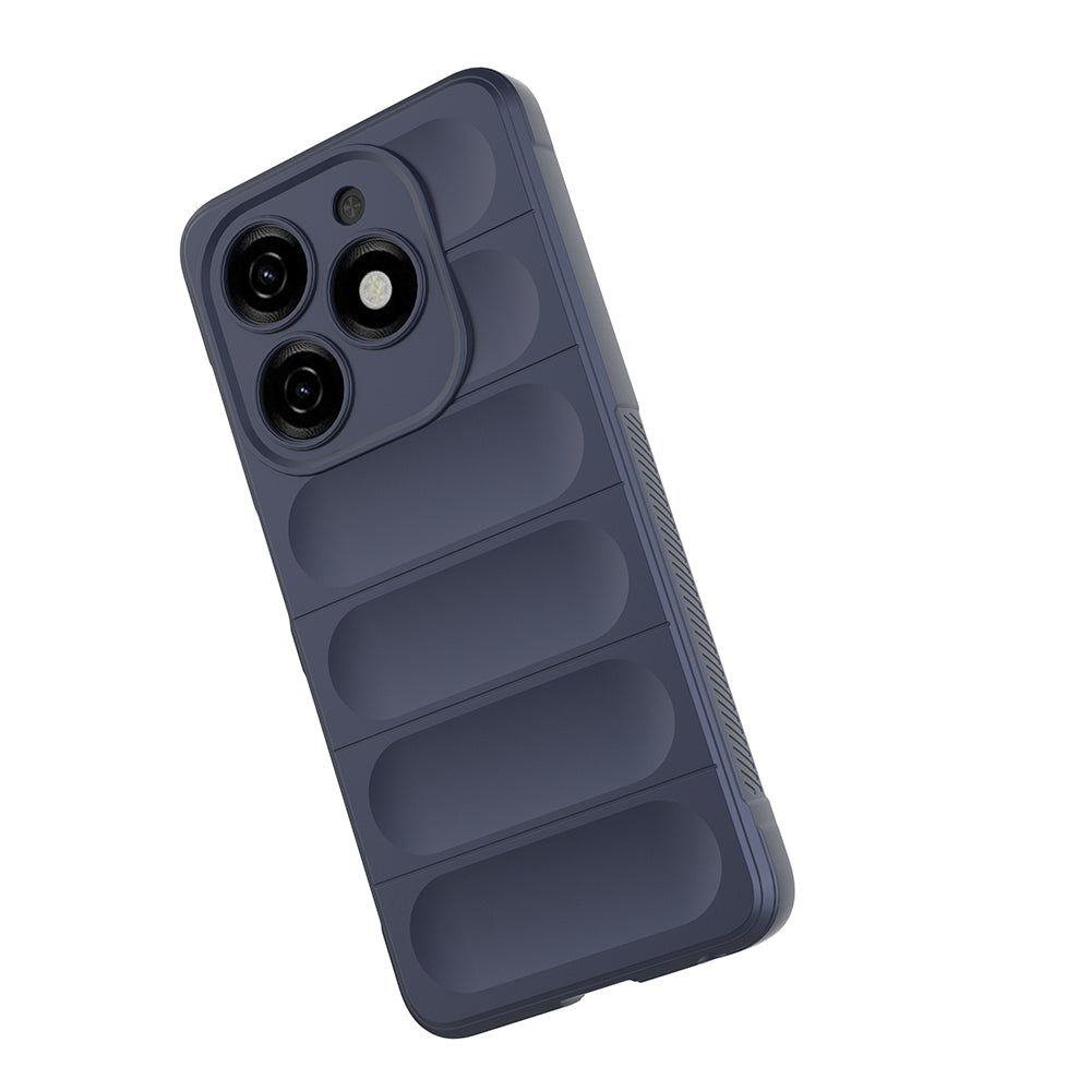 Tecno Spark 20 Kılıf Esnek TPU Oyuklu Arka Yüzey Tasarımlı Zore Etnik Silikon Kapak