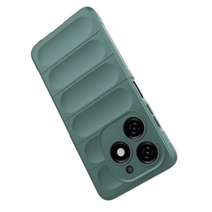 Tecno Spark 20 Kılıf Esnek TPU Oyuklu Arka Yüzey Tasarımlı Zore Etnik Silikon Kapak