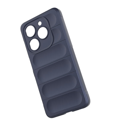 Tecno Spark 20C Kılıf Esnek TPU Oyuklu Arka Yüzey Tasarımlı Zore Etnik Silikon Kapak