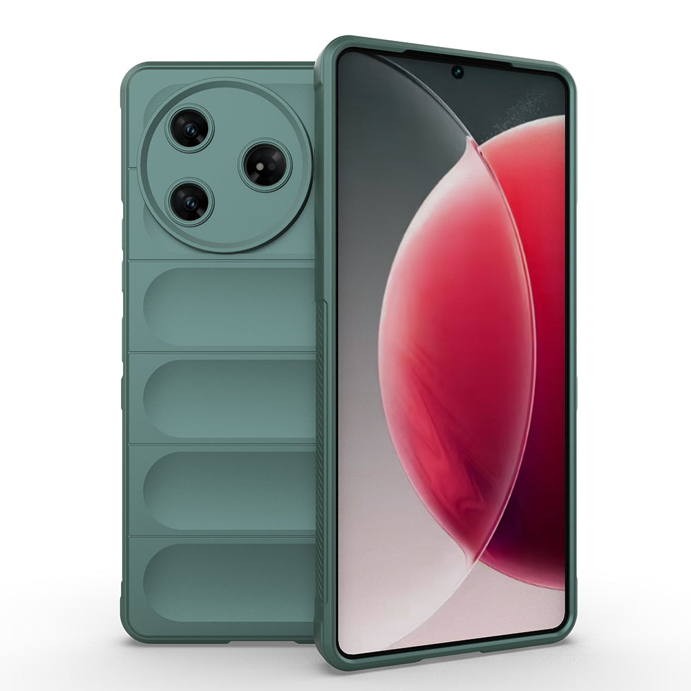 Tecno Spark 30 Pro Kılıf Esnek TPU Oyuklu Arka Yüzey Tasarımlı Zore Etnik Silikon Kapak