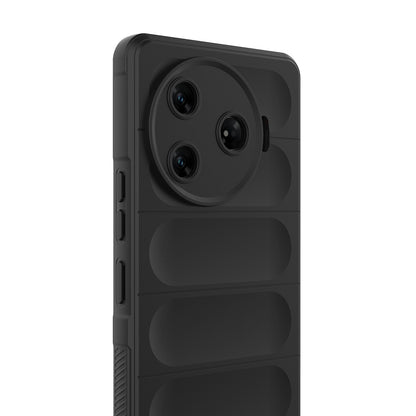 Tecno Spark 30 Pro Kılıf Esnek TPU Oyuklu Arka Yüzey Tasarımlı Zore Etnik Silikon Kapak