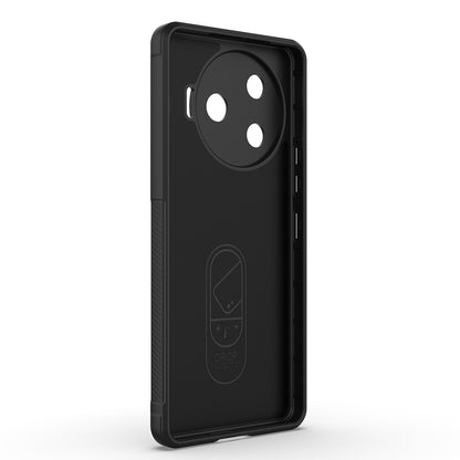 Tecno Spark 30 Pro Kılıf Esnek TPU Oyuklu Arka Yüzey Tasarımlı Zore Etnik Silikon Kapak