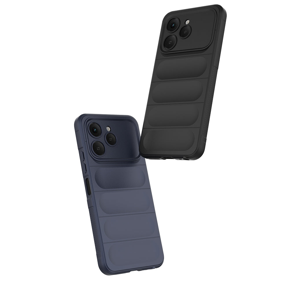 Tecno Spark 40 Kılıf Esnek TPU Oyuklu Arka Yüzey Tasarımlı Zore Etnik Silikon Kapak