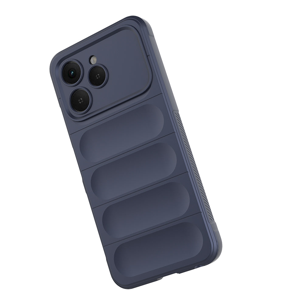 Tecno Spark 40 Kılıf Esnek TPU Oyuklu Arka Yüzey Tasarımlı Zore Etnik Silikon Kapak