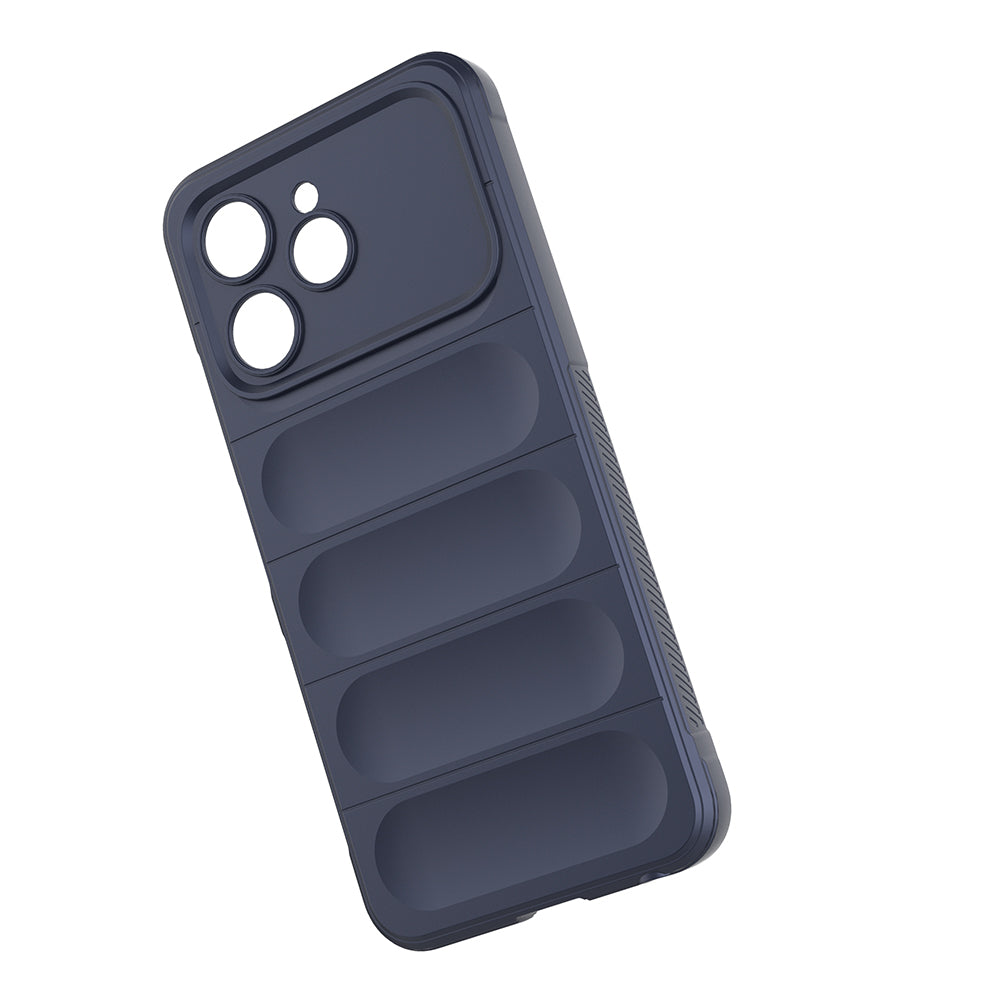 Tecno Spark 40 Kılıf Esnek TPU Oyuklu Arka Yüzey Tasarımlı Zore Etnik Silikon Kapak