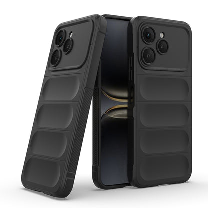 Tecno Spark 40 Kılıf Esnek TPU Oyuklu Arka Yüzey Tasarımlı Zore Etnik Silikon Kapak