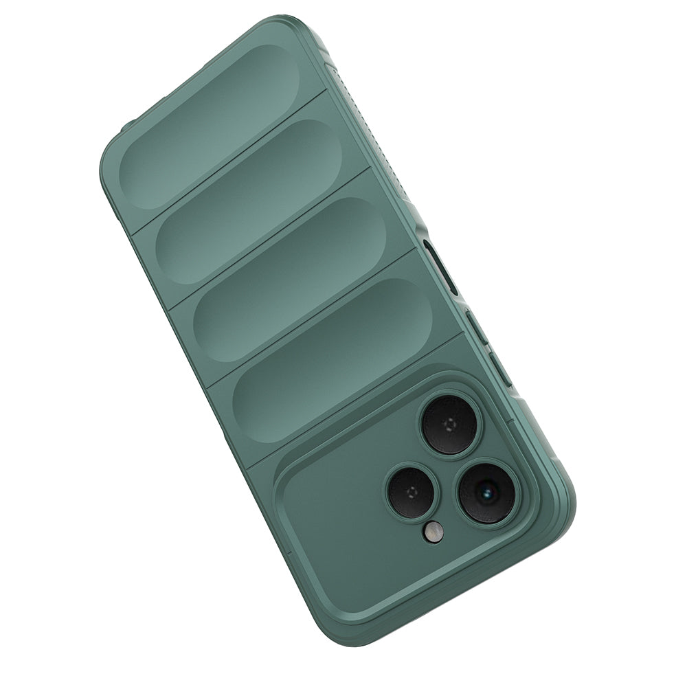 Tecno Spark 40 Kılıf Esnek TPU Oyuklu Arka Yüzey Tasarımlı Zore Etnik Silikon Kapak