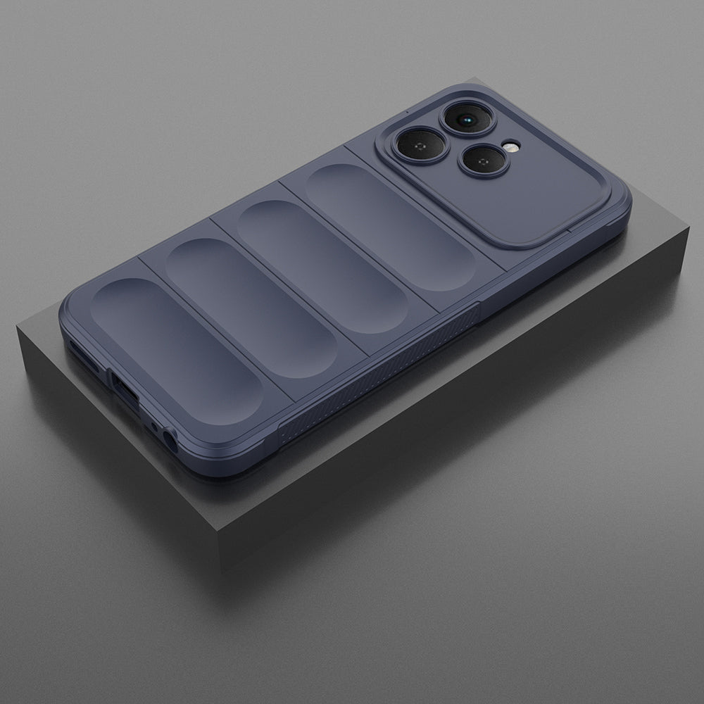 Tecno Spark 40 Kılıf Esnek TPU Oyuklu Arka Yüzey Tasarımlı Zore Etnik Silikon Kapak