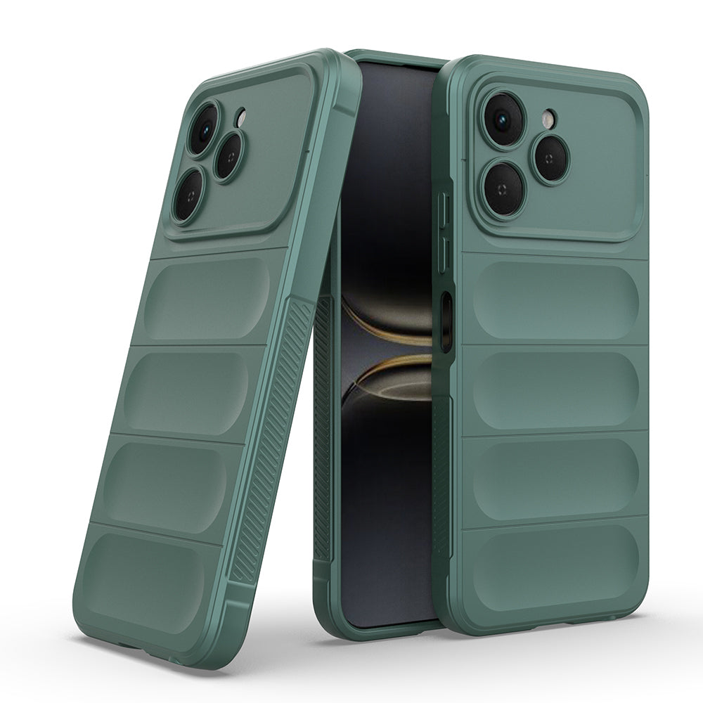 Tecno Spark 40 Kılıf Esnek TPU Oyuklu Arka Yüzey Tasarımlı Zore Etnik Silikon Kapak