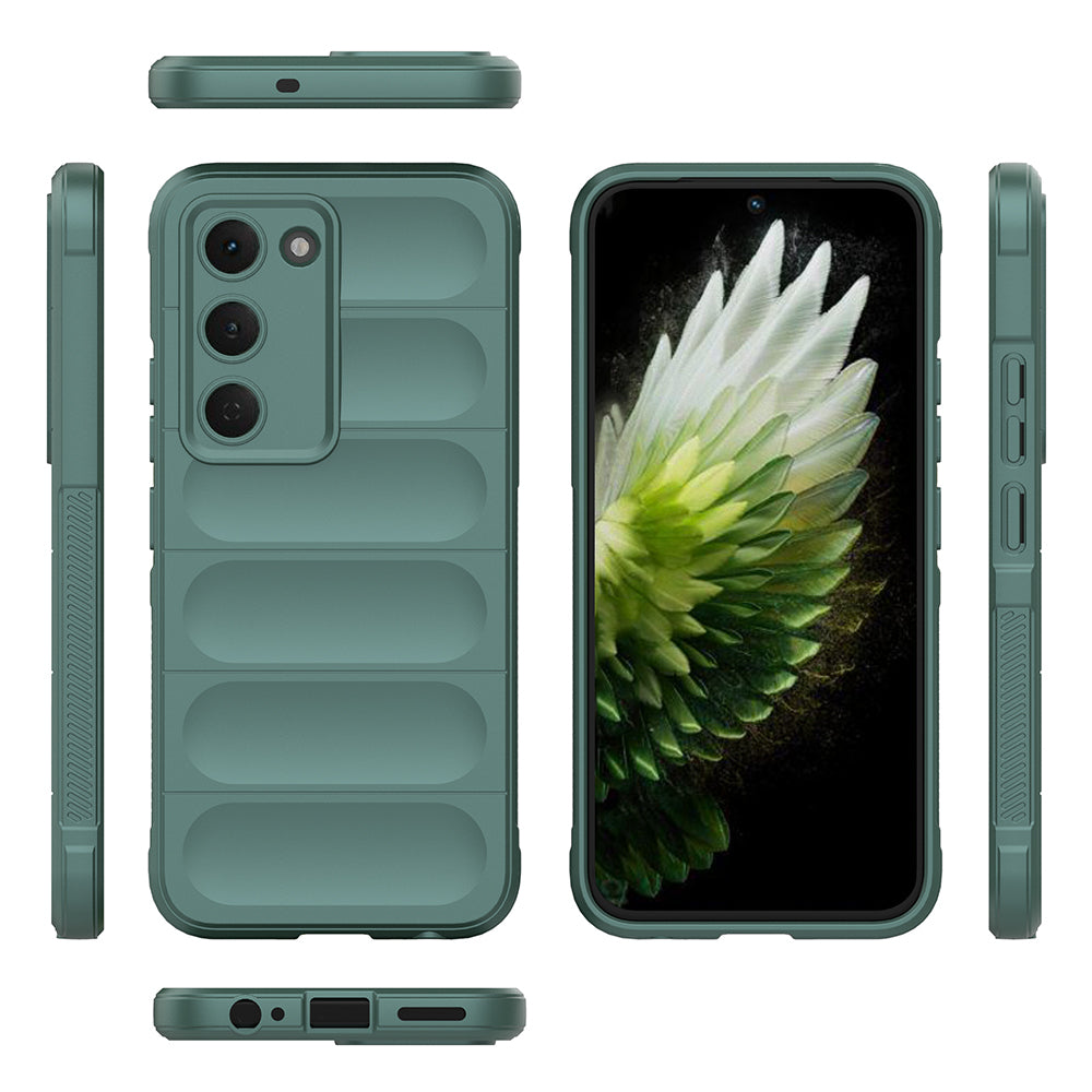 Tecno Spark 40 Pro Kılıf Esnek TPU Oyuklu Arka Yüzey Tasarımlı Zore Etnik Silikon Kapak