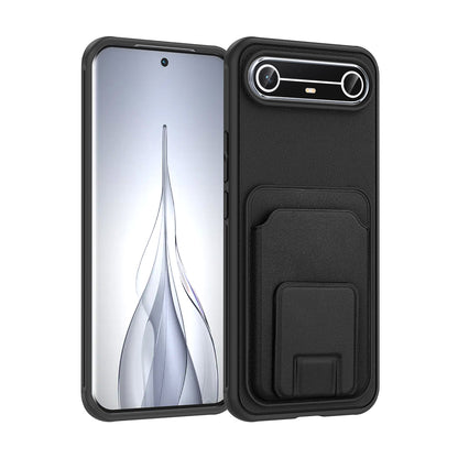 Tecno Spark Slim 5G Kılıf Kartlıklı TPU Zore Bikart Kapak