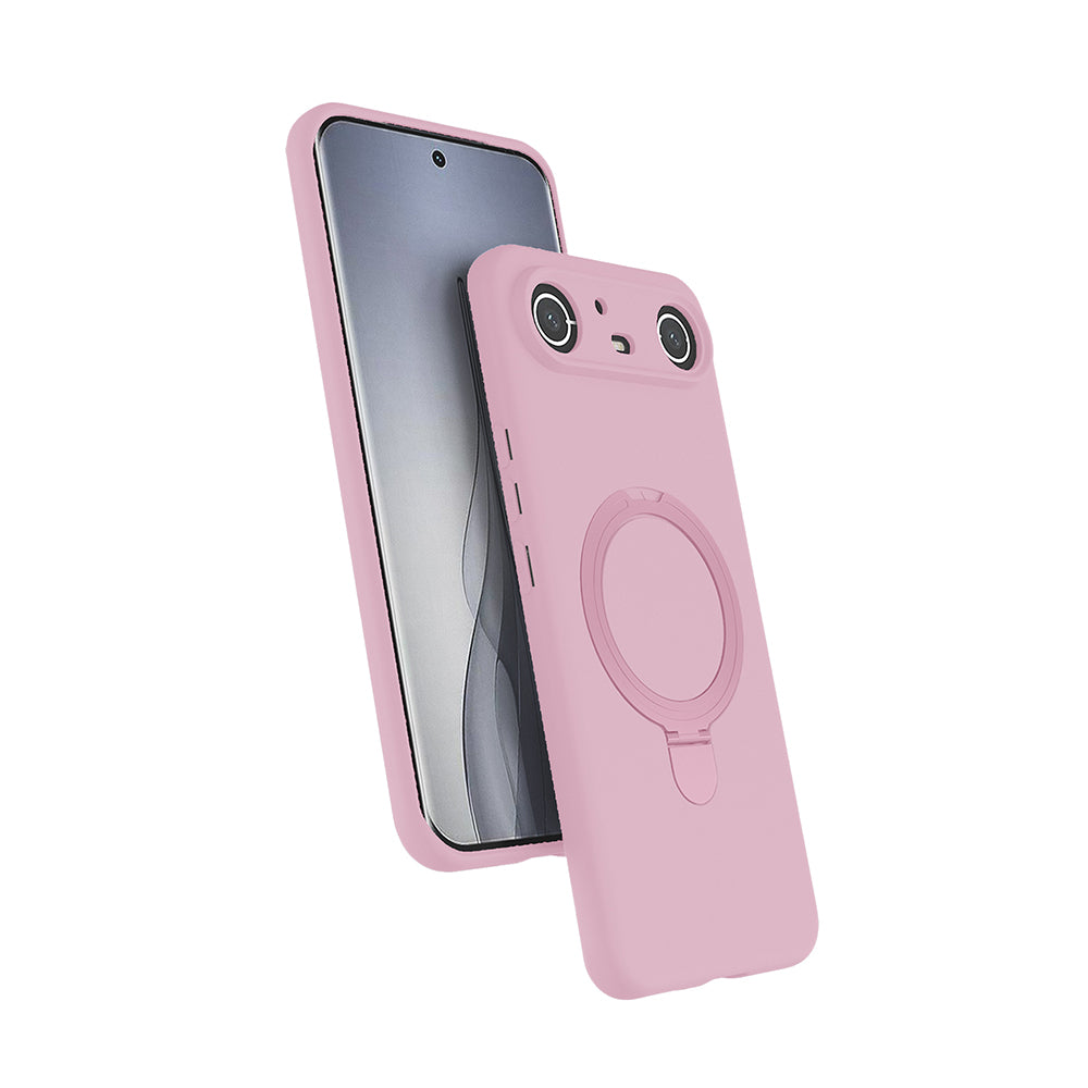 Tecno Spark Slim 5G Kılıf M-safe Şarj Özellikli Standlı Zore Samara Kapak