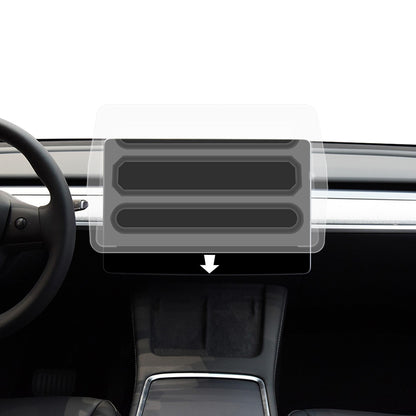 Tesla Model Y CaseWorld Araç Multimedya Uygulama Aparatlı Ekran Koruyucu