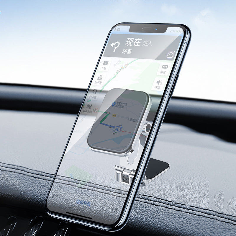 Wiwu CH023 360 Derece Dönebilen Magnetik Düz Zemin Versiyon Araç Telefon Tutucu