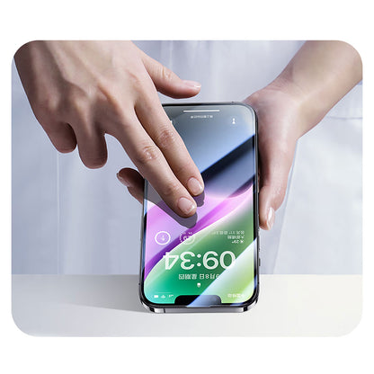 iPhone 14 Pro Max Wiwu CZ-003 Mavi Işık Teknolojili Hidrofobik ve Oleofobik Parlama Önleyici Cam Ekran Koruyucu