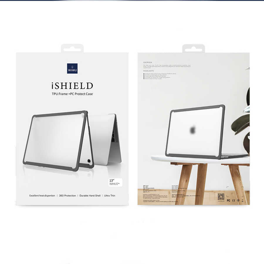 Macbook 13.3' New Pro 2018 Wiwu Macbook HP-01 iShield Kapak