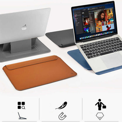 Macbook 16' Touch Bar Wiwu Macbook Skin Pro Portable Stand Kılıf