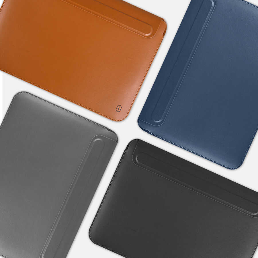 Macbook 16.2' 2021 Wiwu Macbook Skin Pro Portable Stand Kılıf