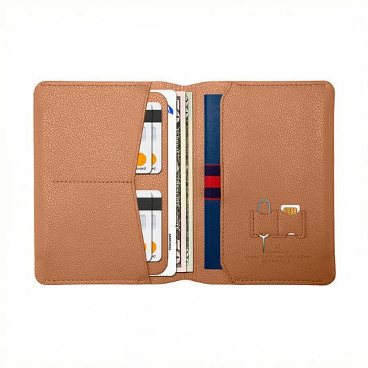 Wiwu Master Passport Wallet Pasaport RFID Özellikli Kart ve Sim Bölmeli PU Deri Cüzdan