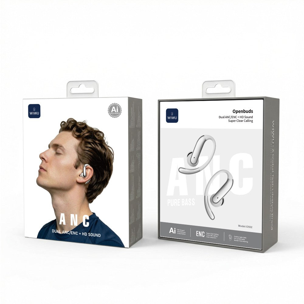 Wiwu O502 Openbuds Serisi Ai Çeviri Özellikli ANC+ENC Teknolojili Bluetooth Kulak İçi Kulaklık v6.0