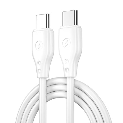 Wiwu Pioneer Wİ-C002 Ultra Esnek 67W Hızlı Şarj Özellikli Type-C To Type-C PD Kablo 1M