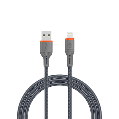 Wiwu Wi-C095 FlameGuard Serisi USB-A to Lightning Data ve Şarj Kablosu 1.2M