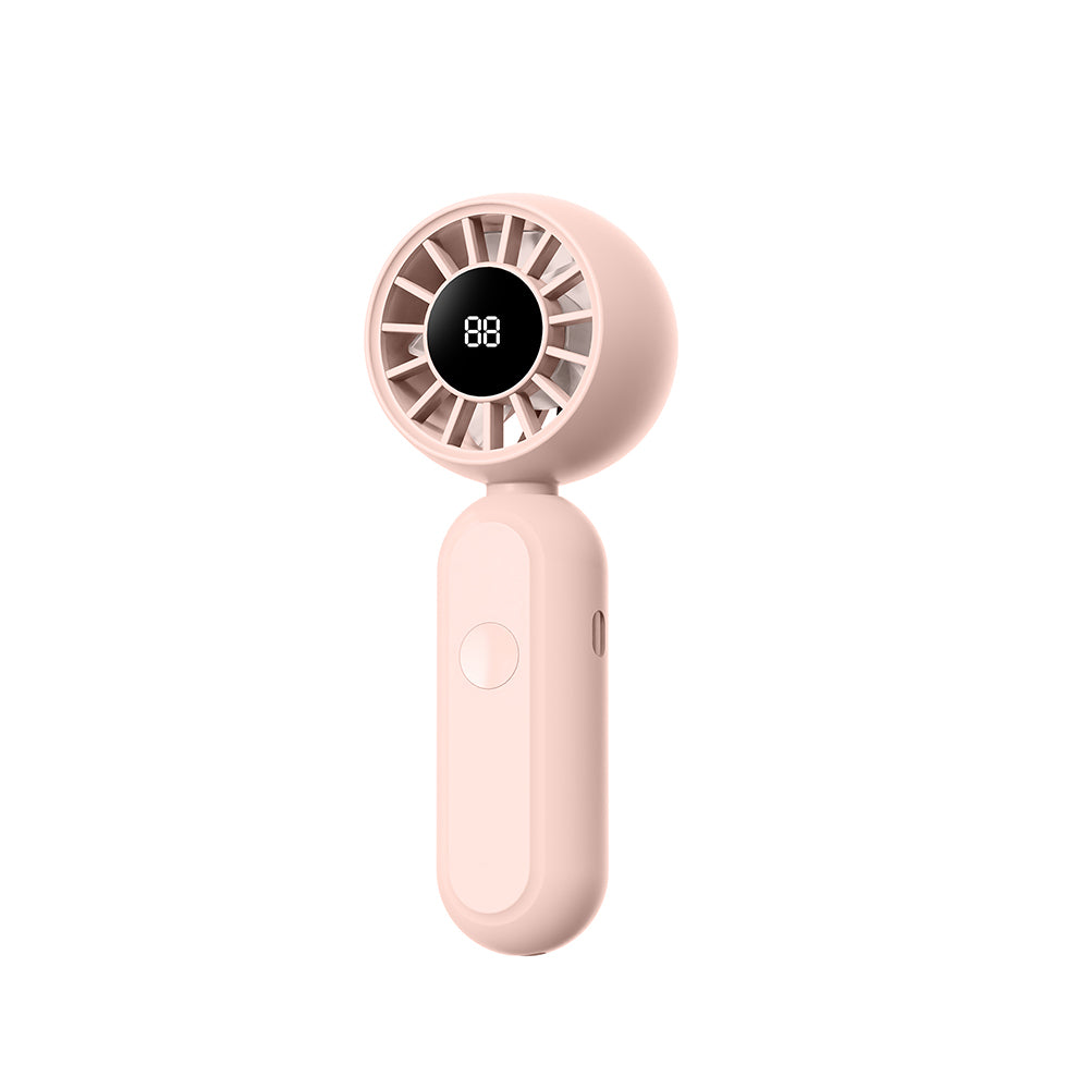 Wiwu Wi-FS017 Bubble Mini Pro Serisi 3 Kademeli Dijital LED Göstergeli Katlanabilir Portatif Soğutucu El Fanı