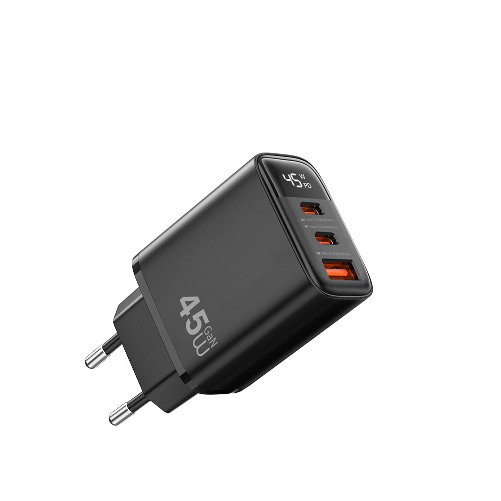 Wiwu Wi-G011 Firefly Serisi GaN Tech PD Hızlı Şarj Özellikli Şarj Başlığı 45W