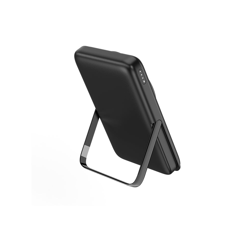 Wiwu Wi-P011 Gentleman Serisi LED Işık Göstergeli Standlı Kablosuz Powerbank 10.000mAh 15W