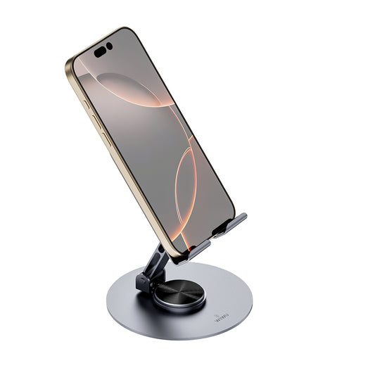 Wiwu ZM-014 Taşınabilir Katlanabilir 360° Dönebilen Metal Telefon ve Tablet Standı